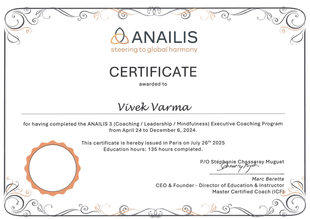 Certificate in Executive and Life Coaching - Leadership and Mindfulness